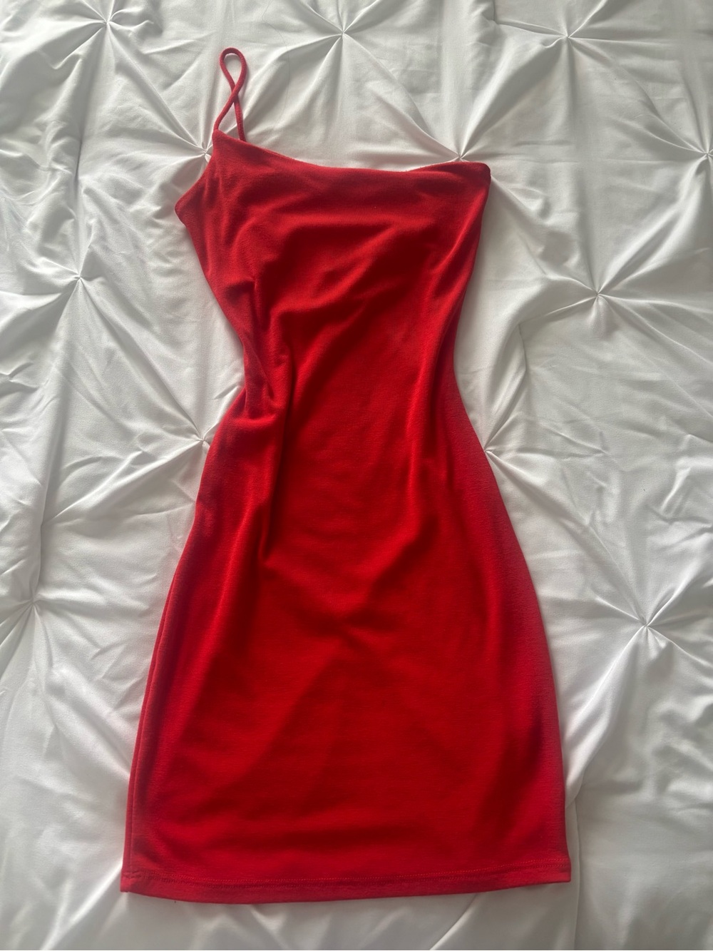 Better Be One-Shoulder Red Bodycon Dress